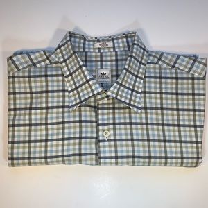 Peter Millar 100% Cotton Button Down Shirt Large